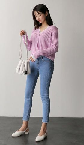 フェイクレザー巾着バック×ミニポーチ　韓国ファッション