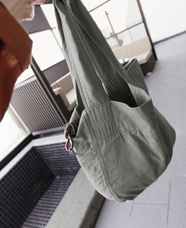 韓国ファッション　通販サイト　リバーシブルコットントートバッグ