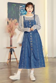 韓国ファッション通販　サロペットスカート