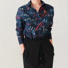 韓国ファッション通販　カラフルシャツ