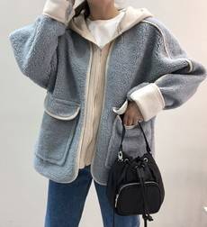 韓国ファッション通販　ボアジャケット
