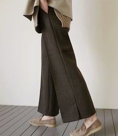 韓国ファッション通販　スラックスパンツ