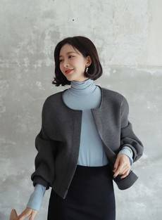 韓国ファッション通販　ショートジャケット
