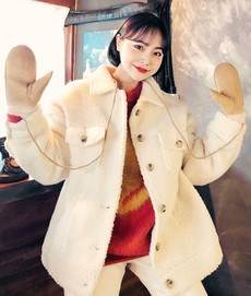 韓国ファッション通販　ムートン手袋
