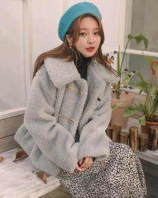 韓国ファッション通販サイト　ボアジャケット