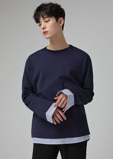 韓国ファッション通販　スウェットシャツ　メンズ