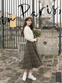 韓国ファッション　通販サイト　スカート
