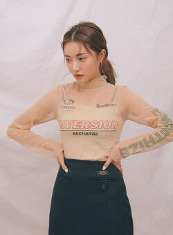 韓国ファッション通販　シースルー
