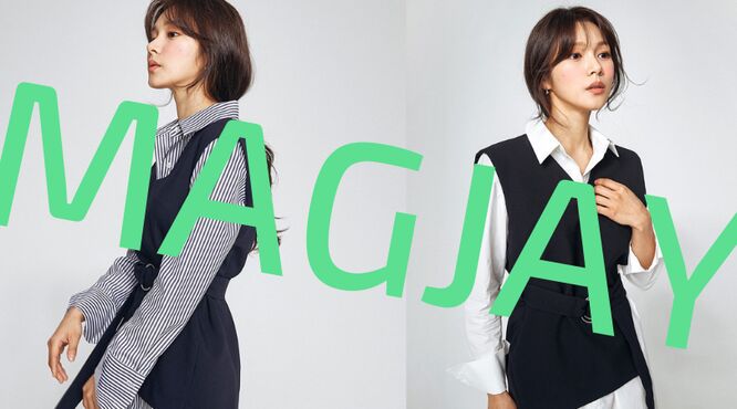 韓国ファッション通販　マグジェイ