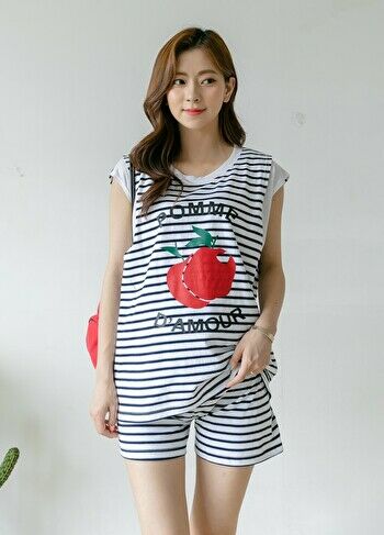 韓国ファッションブランド　授乳パジャマ　マタニティ　妊婦